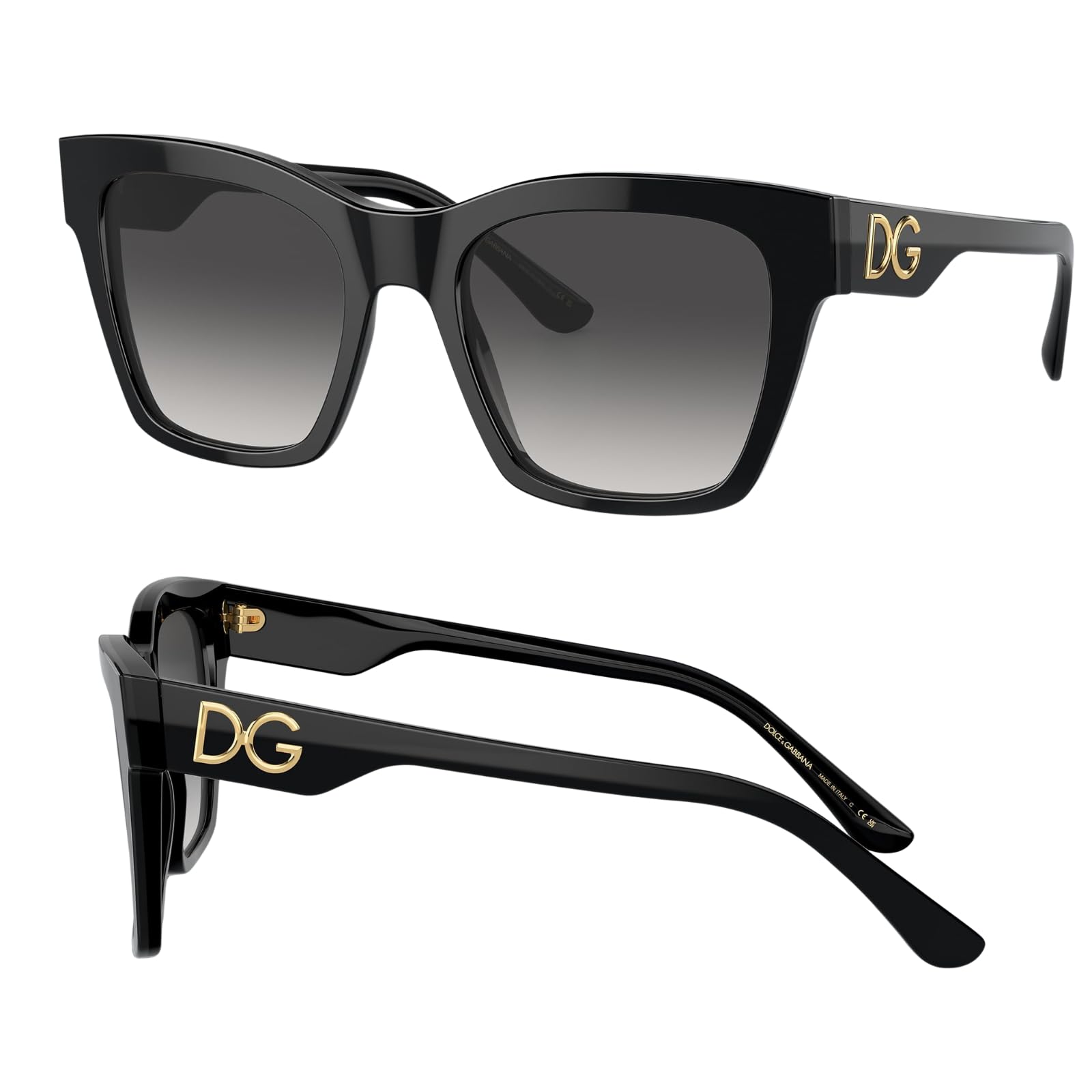 Amazon.com: DOLCE & GABBANA DG4384 Square DG Logo Acetate